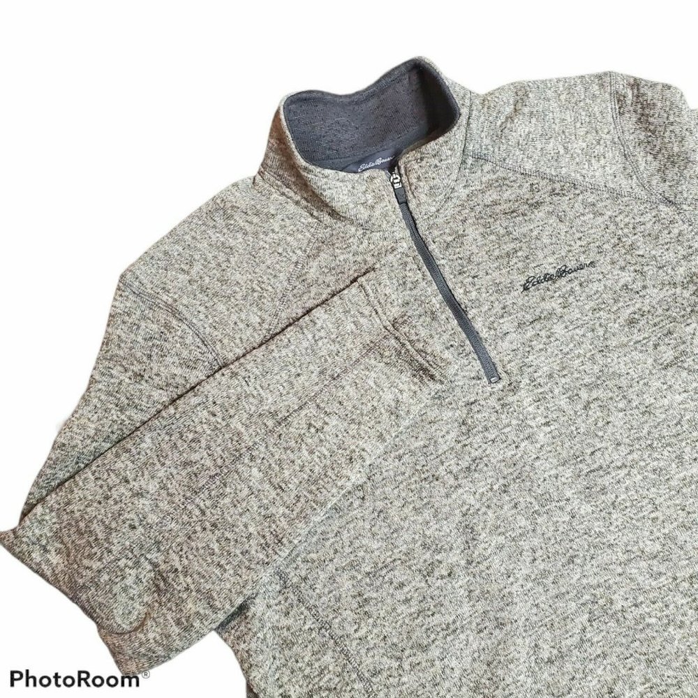 EDDIE BAUER  XXL GREY POLYESTER PULLOVER SWEATER